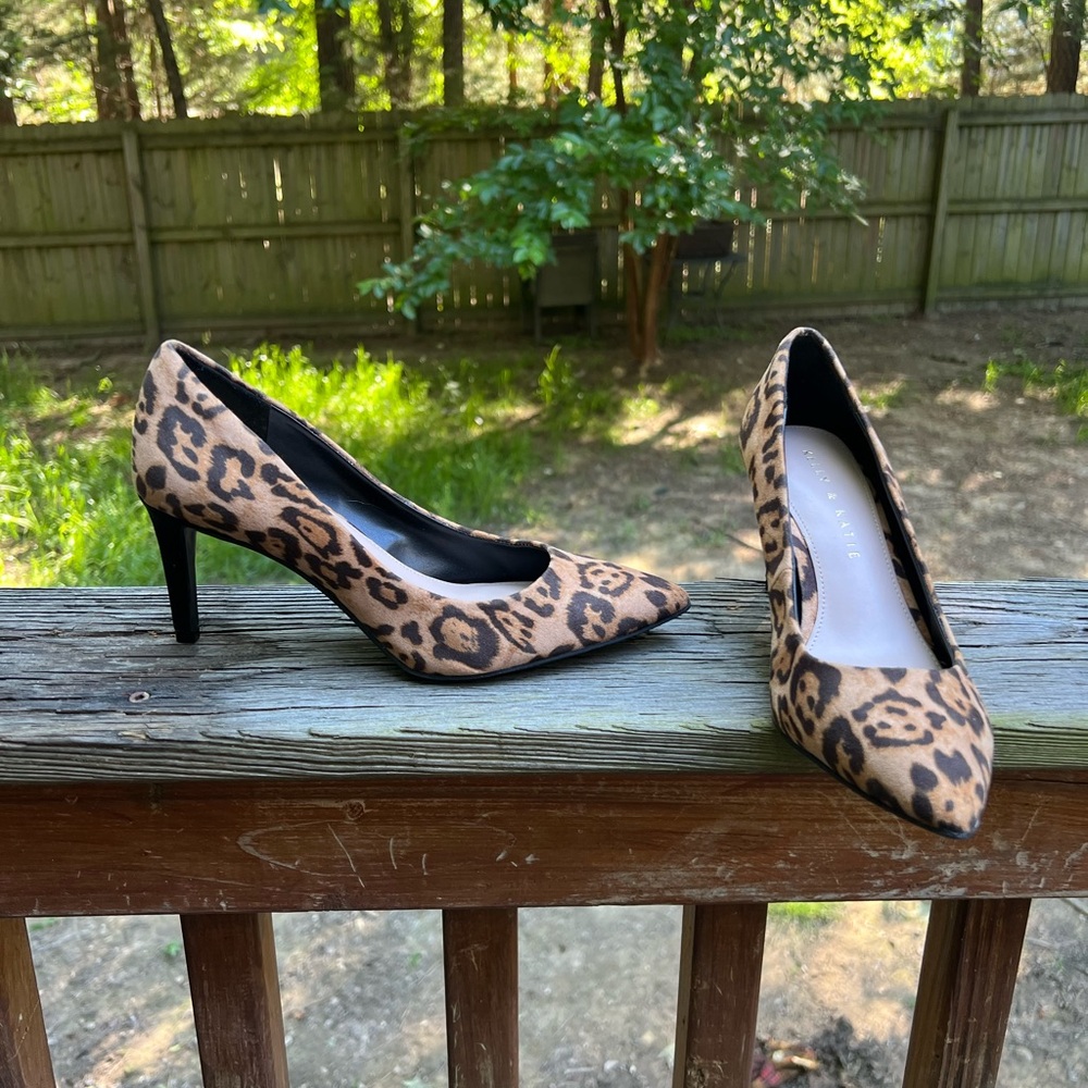 Kelly & Katie Leopard Print Heels